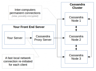 Servers Organization using a Proxy (click to enlarge)