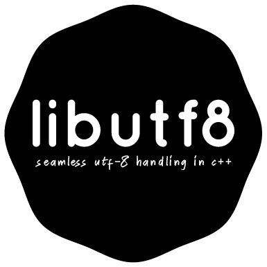 libutf8 to seamlessly handle UTF-8 in C++